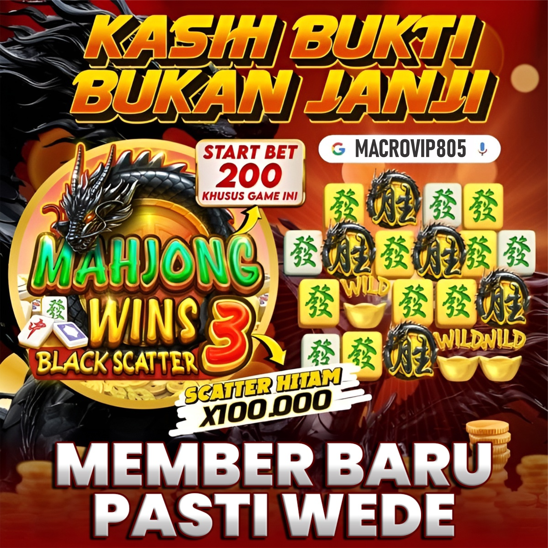 MACROVIP805 - Link Situs Judi Slot Mahjong Gacor hari ini Pasti Gampang Jackpot Terpercaya 2025! 